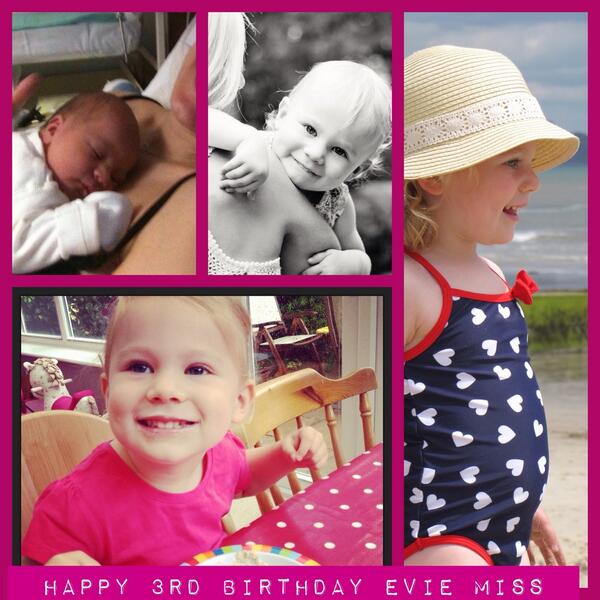 My baby girl has gone and turned 3!!! How did that happen? 😢 Happy Birthday gorgeous girl 💖 xx
