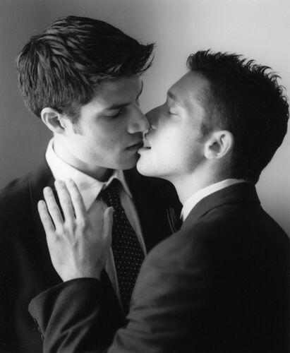 Gay kiss. 