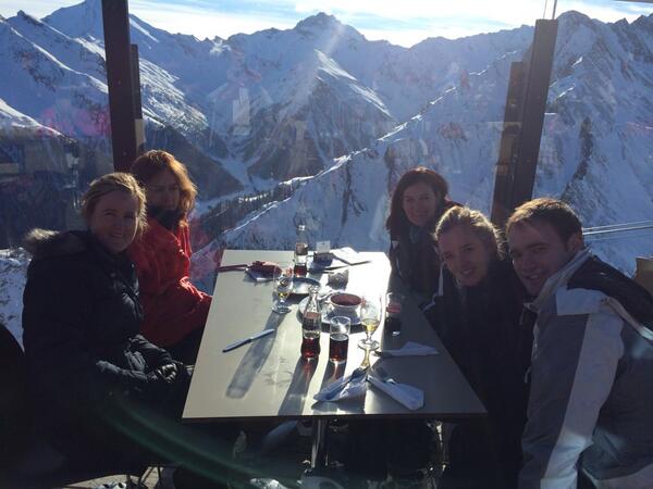 Slaap in Oostenryk, lunch in Switzerland #Ischgl