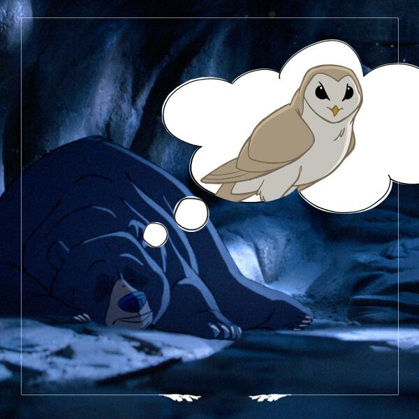 Ironically Owl is anything but a hoot… zzz zzzz zzzz zzzz zzzzz zzzZ #bearandhare