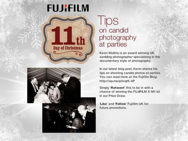 #12daysofchristmas day 11. Candid photos wp.me/p3vqrK-4P RT for another chance to win the #FUJIFILM #XM1 kit