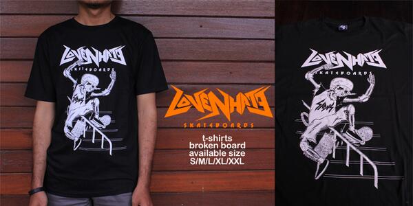 LNH T-shirts "Broken Board" Available Size : S/M/L/XL/XXL 
More Info to Order : 082182464840