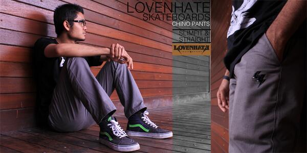 LNH Skateboards Chino Pants with Grey Color 
Available Size:28-36 Slimfit&amp;Straight 
More Info to Order : 082182464840