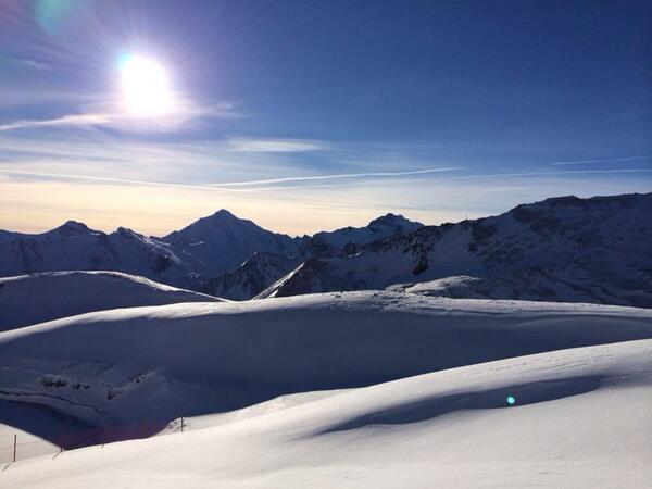 Dag 2 weer wit sneeu! Blou lug! #nofilter