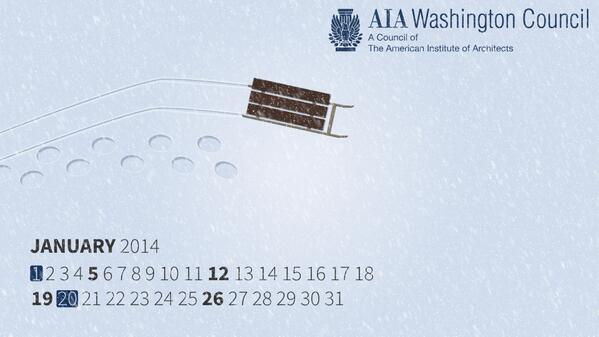 Safe travels during the holidays and into the New Year. Here's a desktop wallpaper for January.