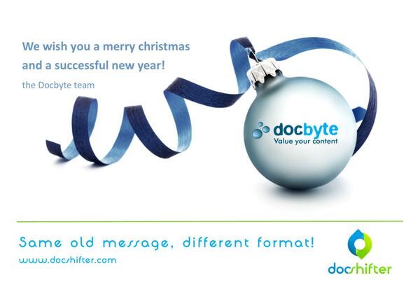 Docbyte_'s tweet photo. Docbyte wishes you a merry christmas and a happy new year! http://t.co/5izMotPoB6