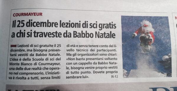 snowof85's tweet image. Se ti rendi ridicolo hai una lezione di sci gratis. #ideone