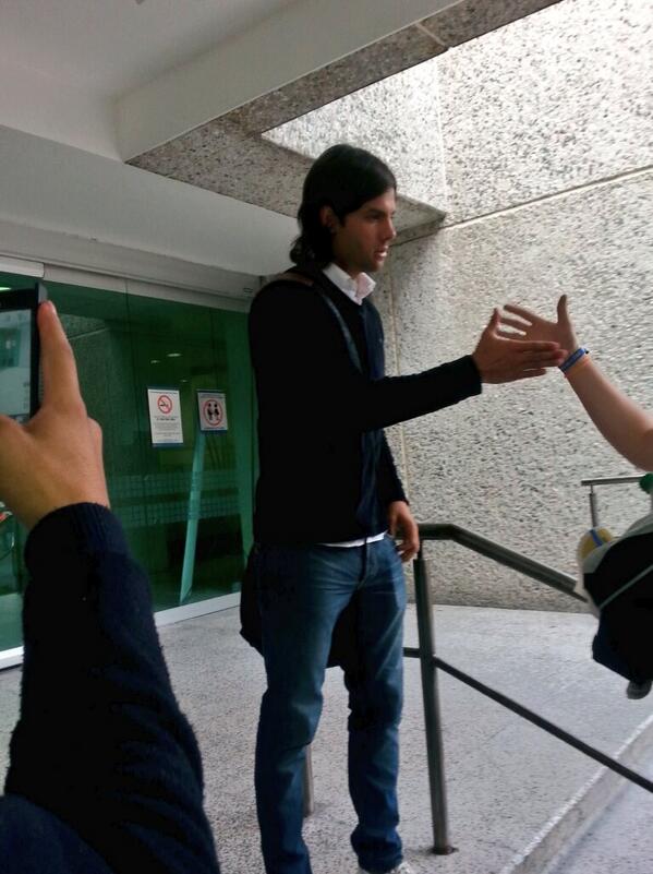 record_mexico's tweet photo. Diego Lagos terminó los exámenes médicos con Pumas http://t.co/u7YPQXFOhs (vía @Karla_Uz)