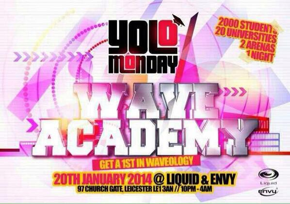 FUCK TUESDAY MORNING! ITS ALL ABOUT TO GO ON MONDAY NIGHT!!! 🎈🎈🎈🎉🎉🎉🎉🎉🎉🎉😌😌😌😌😌😌

#YoloMonday #WaveAcademy