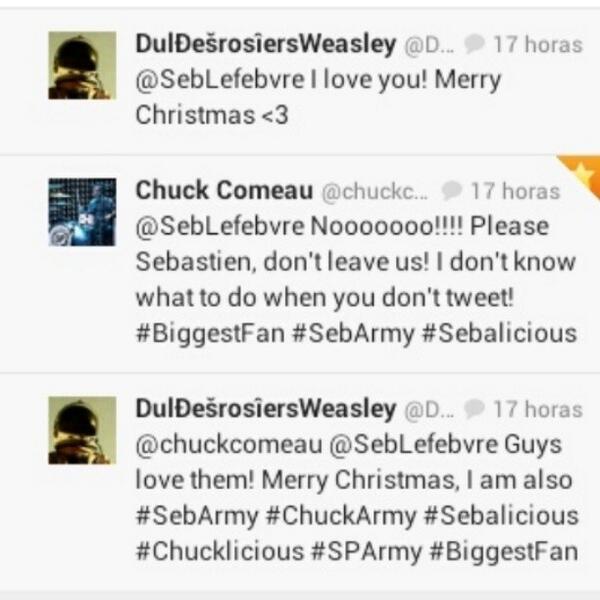 DULCEPOTTERCITA's tweet photo. How beautiful is this @chuckcomeau and I replied to the tweet @seblefebvre #Seb_ChuckArmy #Sebalicious #Chucklicious http://t.co/bQEr9RjVeI