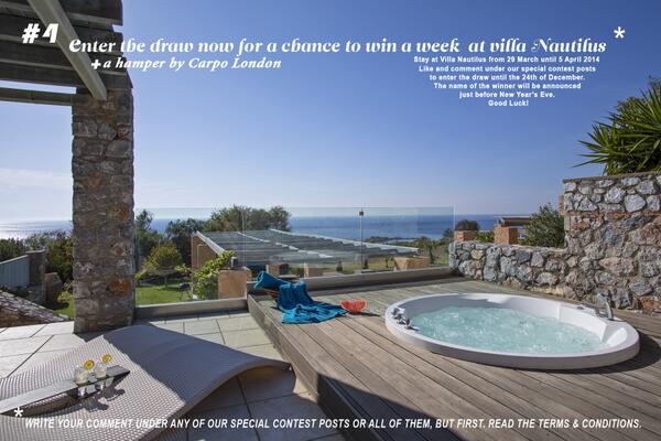 Do you feel lucky? 
#Christmas #Win #Crete #Springbreak 
facebook.com/ElafonisiVillas