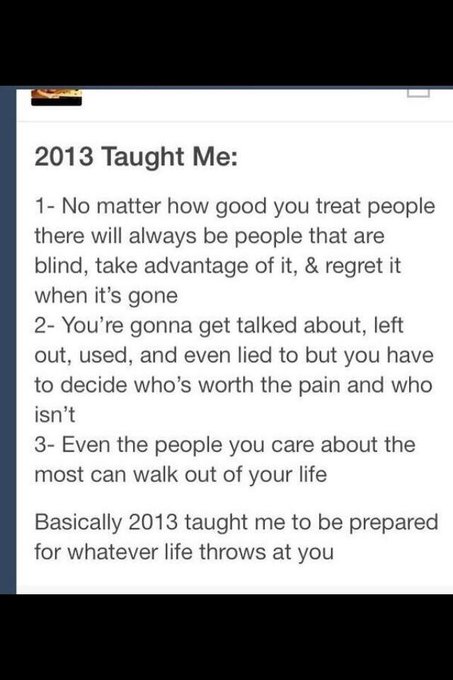 #2013TaughtMe http://t.co/vevsJIMjXX<a href="/tag/2013taughtme"class="tags">#2013TaughtMe</a>