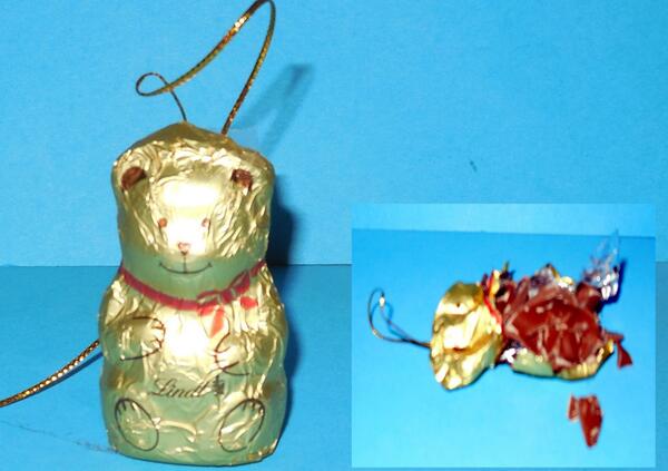 Christmas has begun - Teddy Bear Chocolate Massacre !!! Photo blurred to disguise calorific content ! #teddybearmess