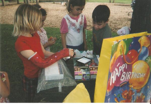 MK_killin_it's tweet image. #throwback #WhenIWasAKid #spring2004 my 8th bday, I don't remember getting the Mary-Kate &amp;amp; Ashley dolls