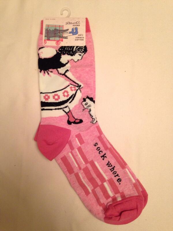 stephvacca's tweet photo. Story of my life #bestgift #sockwhore @milabarberi http://t.co/VT0wowonzO