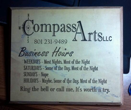 CompassArts's tweet image. Store hours... :)
