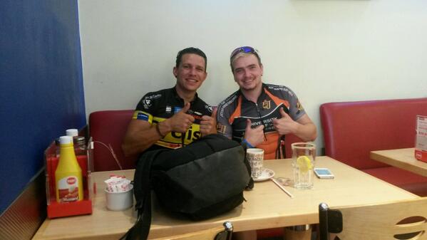 <a href="/stoffvanheerden/">Christoff vanHeerden</a> <a href="/mikehewan/">Mike Hewan</a> <a href="/Steve_Topdeck/">Steve</a> <a href="/Flicycle/">Will Wertheim Aymes 🇺🇦🇿🇦</a> <a href="/TristanYoung1/">Tristan Young</a> ... the loving couple at Wimpy ...