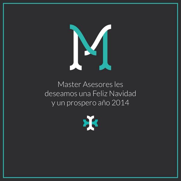 AsesoresMaster's tweet photo. Desde Master Asesores les deseamos una Feliz Navidad y un prospero año 2014 http://t.co/qEzJYenewr