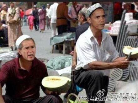 借此机会，向微博上的美国朋友送上节日的问候Rozhistiwa bayriminglargha mubarek!Merry Christmas！