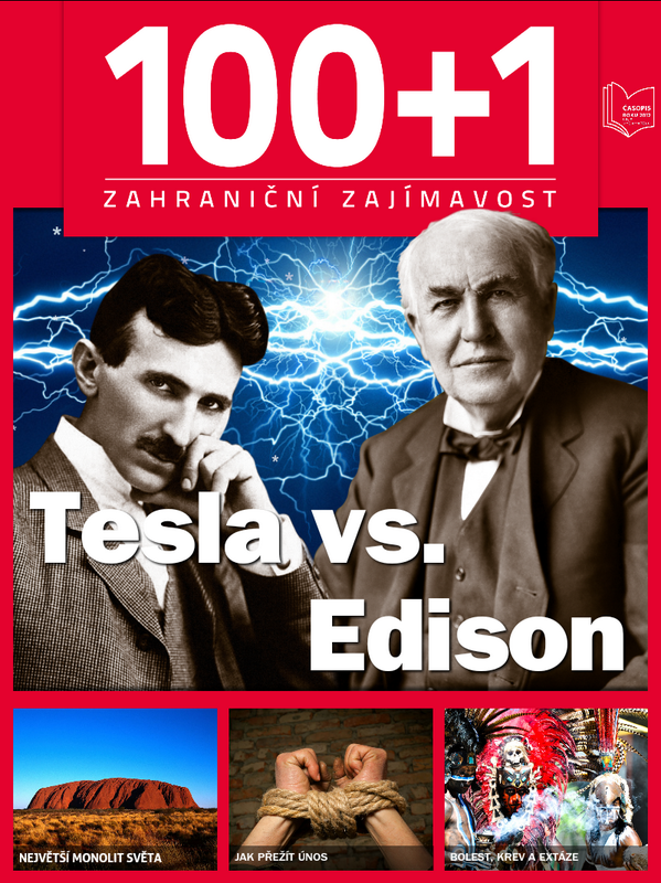 Místo PF kompletní "tabletové" číslo zdarma. Náhoda vybrala pány Teslu a Edisona. Čtečka na bit.ly/1dA1ndy