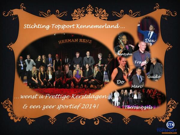 Stichting Topsport Kennemerland wenst iedereen fijne feestdagen en een gelukkig, sportief en vooral gezond 2014!