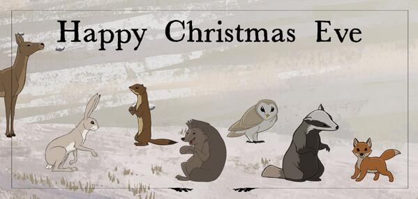 Yay! It’s my second favourite day of the whole year. Happy Christmas Eve everyone. #bearandhare