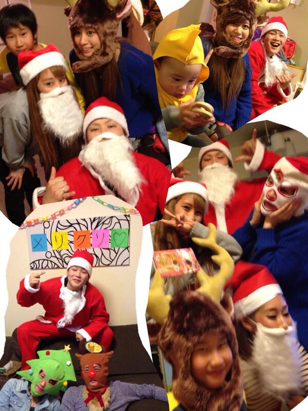 loveryunoske's tweet photo. みんなでコスプレ〜＼(^o^)���龍之介は怪獣ψ(｀∇´)ψ パパ、ママ爆笑w http://t.co/eNegeY6vMu