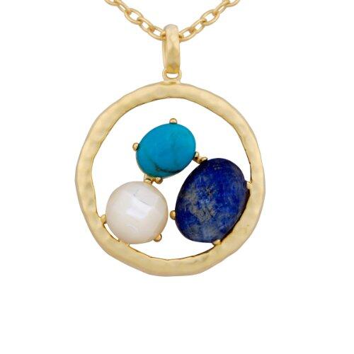 helmibranson's tweet image. 18k Yellow Gold Plated Sterling Silver Lapis Lazuli, Chinese Blue Turquoise, White ... - earringsandnecklacejewelry.com/18k-yellow-gol…