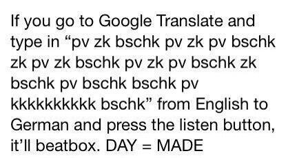 RandomThingsxox's tweet image. Google Translate ! :)