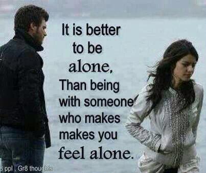 RandomThingsxox's tweet image. It's better to be alone..