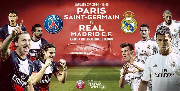 ParisNewsfr's tweet photo. [PHOTO] PSG vs Real Madrid le match à ne pas raté ! http://t.co/Iznidvoe7w