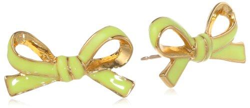helmibranson's tweet image. Kate Spade New York Skinny Mini Bow Fluorescent Yellow Stud Earrings - earringsandnecklacejewelry.com/kate-spade-new…