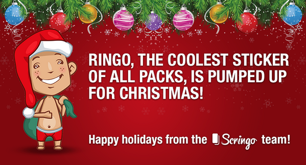 Scringo's tweet photo. Happy holidays, from Ringo and the @Scringo team! http://t.co/Js73SOLT5R