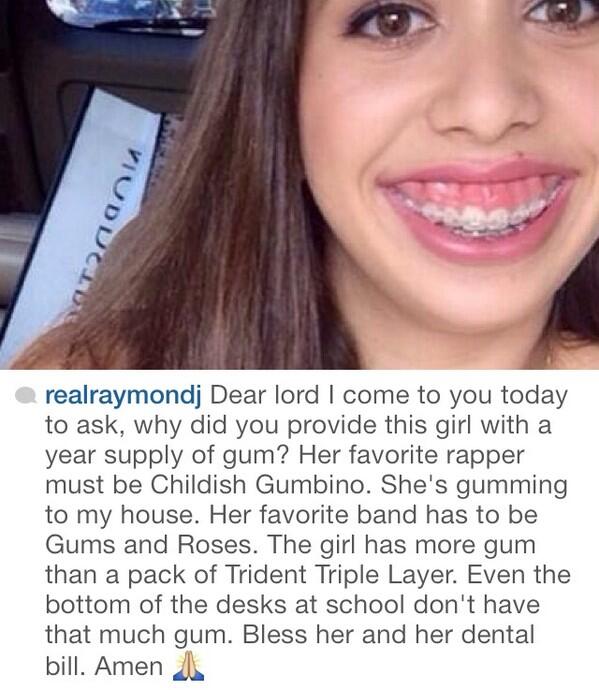 JFobbester's tweet photo. Gum http://t.co/1sUYe9JhLK