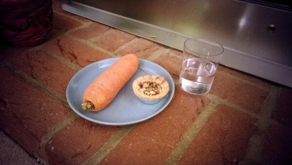 Haha...my niece is hilarious! #Santa isn't allowed whiskey because he's driving :P <a href="/Think_DontDrink/">Think, Don't Drink</a>