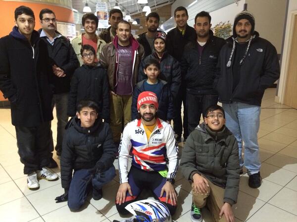 11 Khuddam and 5 Atfal raised money, bought presents & went 2 give them 2 children in WestMiddlesex Hospital. #bless