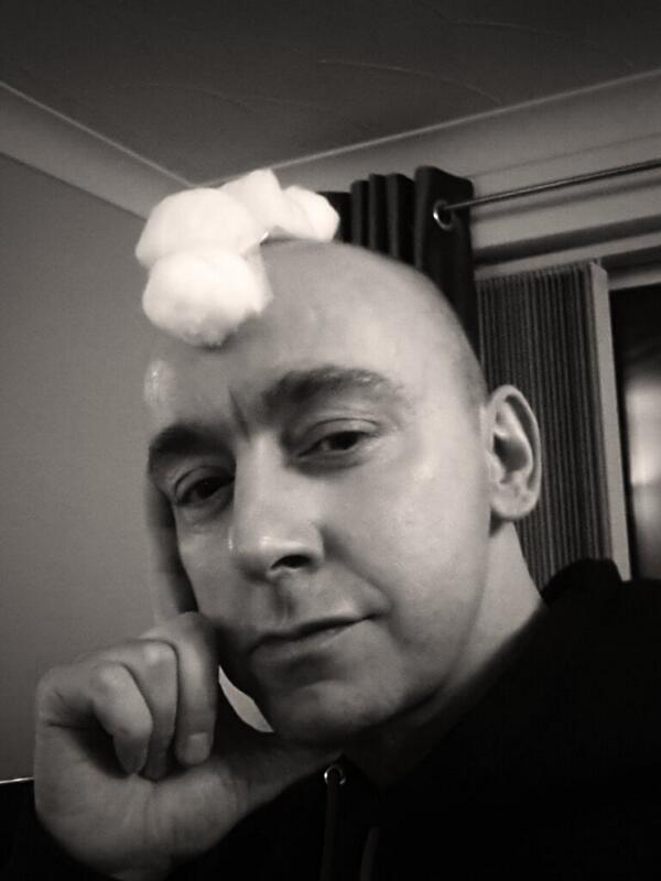 Cotton wool ball selfie cheeseballs all gone!