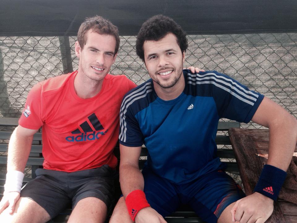 Jo-Wilfried Tsonga and Andy Murray