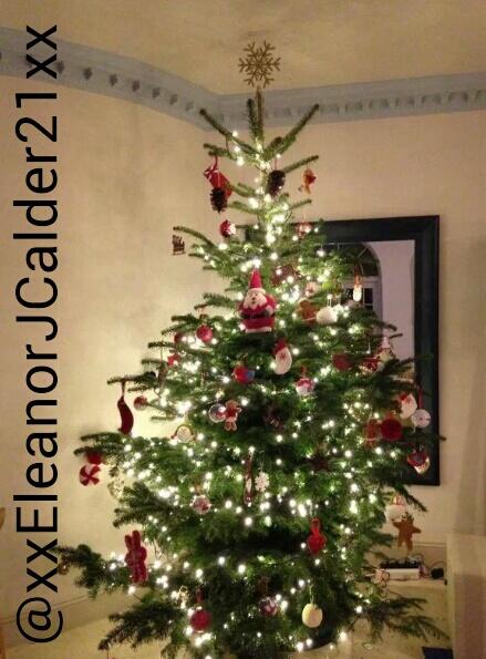 CalderEleanor21's tweet photo. Christmas tree!! ♡ http://t.co/LD3ClBl3Ri