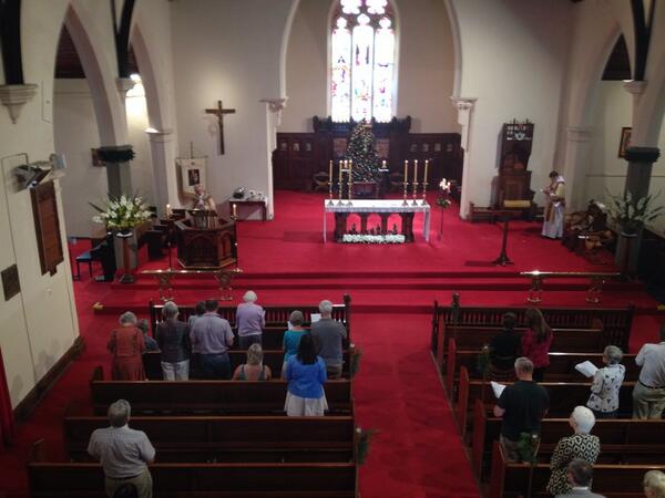CCCathballarat's tweet photo. A Happy and Holy #Christmas from #Ballarat Anglican Cathedral. http://t.co/gZy5cNFIR6