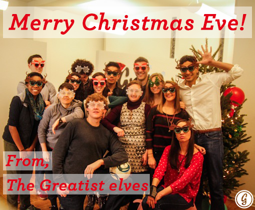 greatist's tweet photo. Merry #Christmas Eve, all! Go treat yourself to a second glass of eggnog already. http://t.co/64aTLSz3PK