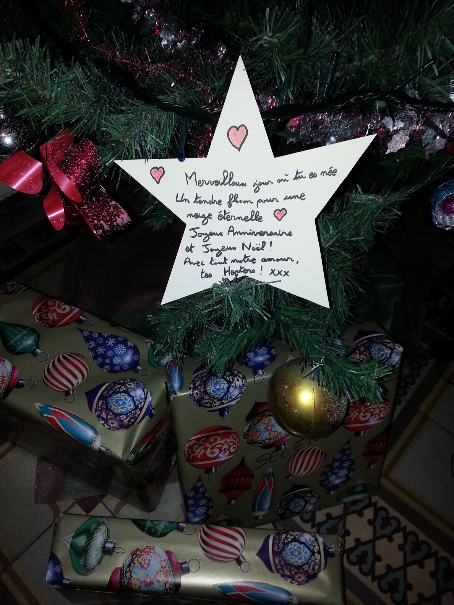 Jerome Raymond Merry Christmas Et Bon Anniversaire Mon Etoile Love You Xxx Http T Co Yfyljhjbff Jerome Raymond Merry Christmas Et Bon Anniversaire Mon Etoile Love You Xxx Http T Co Yfyljhjbff