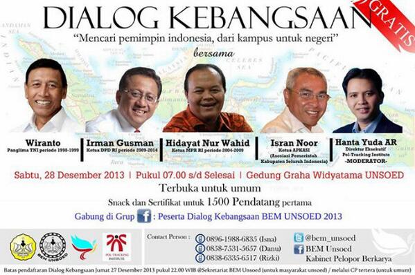 KAMMIers's tweet photo. "@bem_unsoed: H-3 #DialogKebangsaan @FMN_Purwokerto @kammi_pwt @pemiraFE13 @pemiraHMJA13 @PialaSoediman14  http://t.co/E3pRQClXsy"