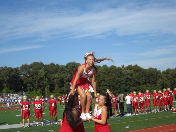 CheeringBarbie's tweet image. “@Cheerguy13: Quote this with your favourite action shot! 😊” Throwing it back to last year