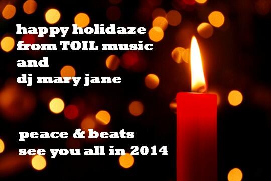 TOILmusic's tweet photo. Merry Christmas and Happy Holidaze from @TOILmusic @bangtech12TN &amp; @DJMaryJaneUSA love peace and techno beats http://t.co/CUvjBxgrf9
