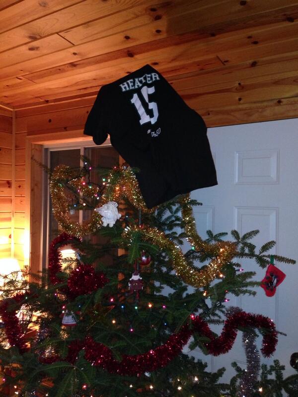 Who needs a star on the tree when you got this All Star shirt? @DanyAllStar15 #SorryItsFromTheWoods #NorthernMN