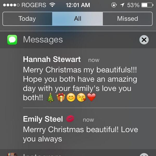 mariaahw's tweet image. At the end of the day these are my true friends #tradition #everyear @EmilySteelxo  @hannahstews  merry Christmas💕😘