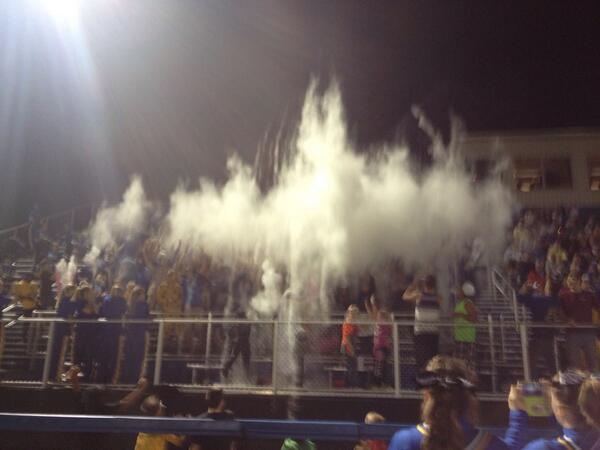 StudentSec101's tweet image. powder toss from @PantherPound
