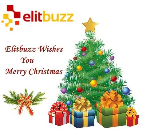 Elitbuzz's tweet image. Elitbuzz Wishes You Merry Christmas and Joyful Festive Season.