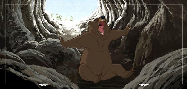 Yawn….. now that I’m awake I might as well see what’s happening. #bearandhare